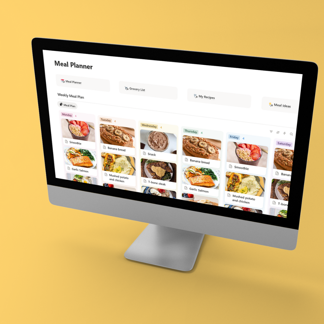 Meal Mastery (Notion meal planner)